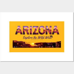 Arizona Sun Spirit slogan shirt, Wild West Posters and Art